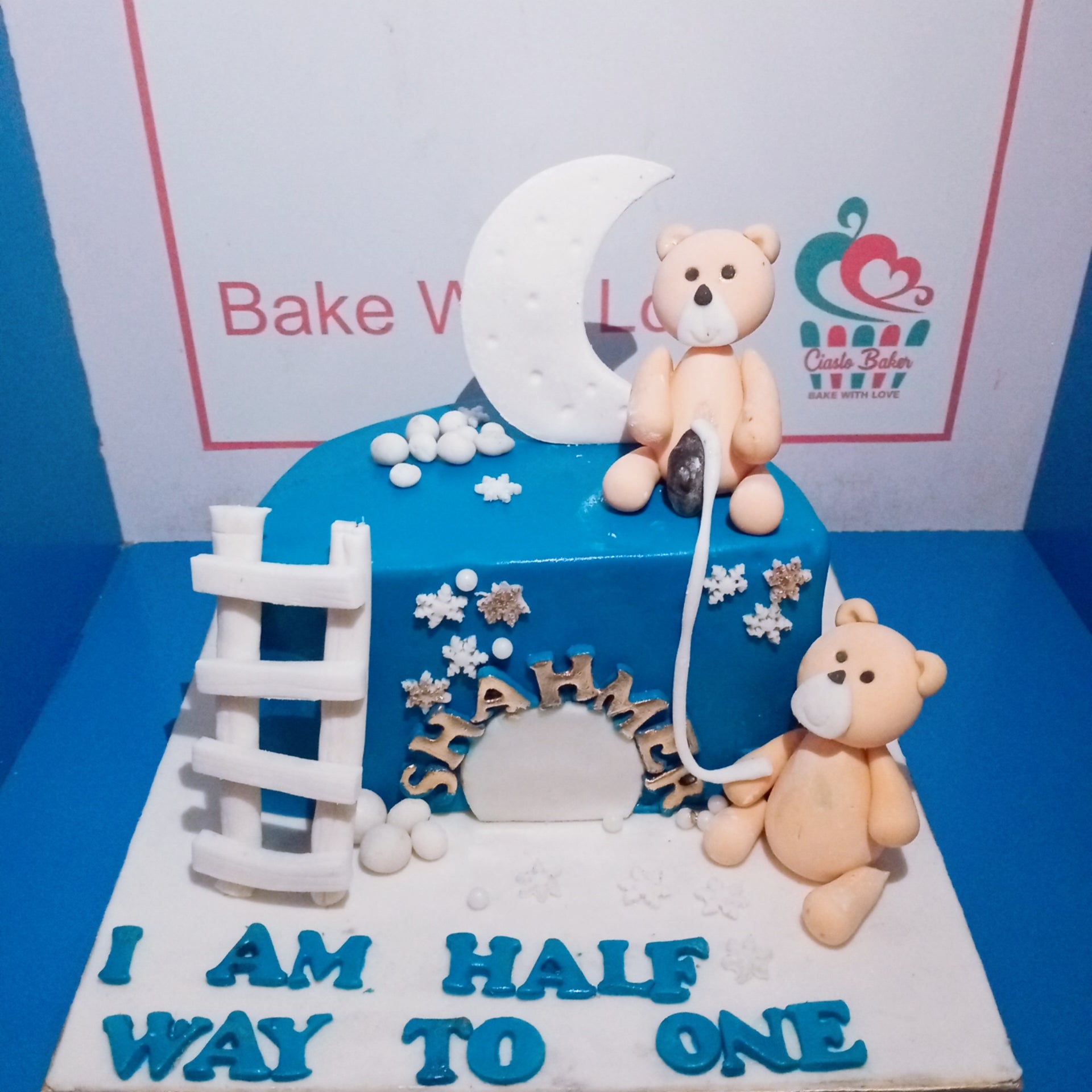 Baby Boy Welcome Cake