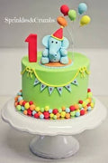 Cute Animal Theme Cake