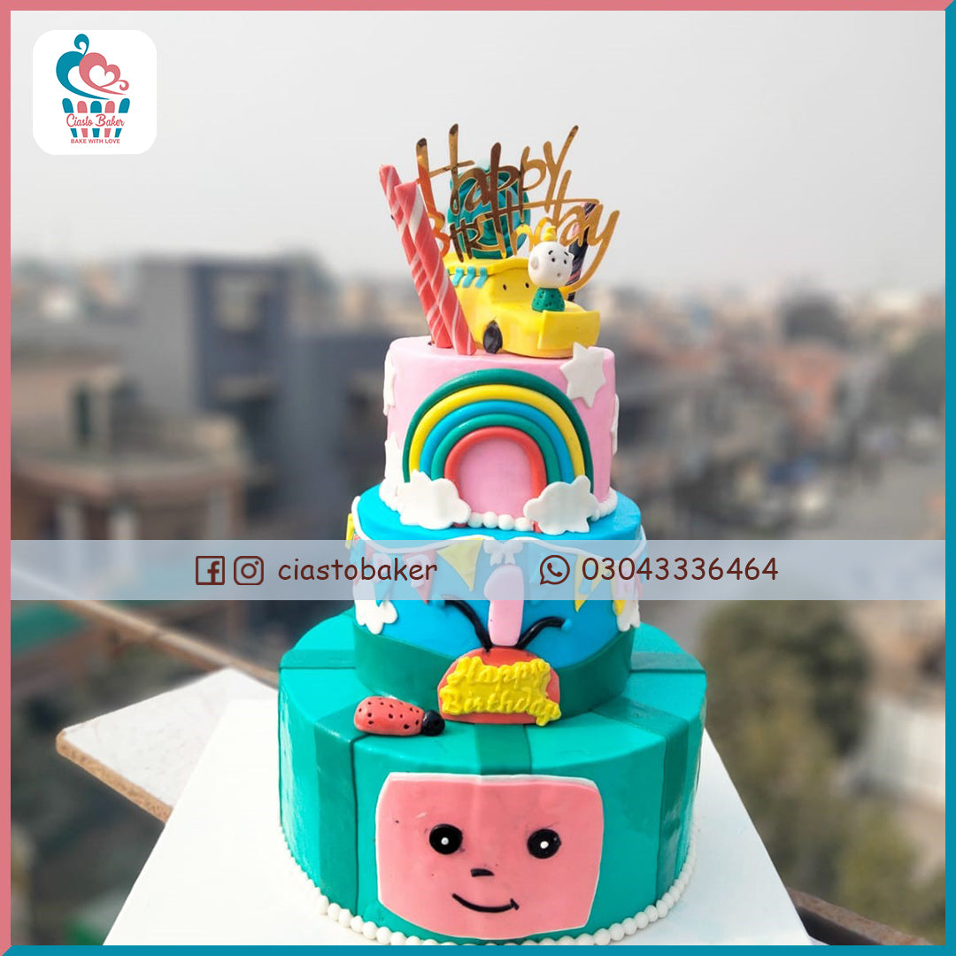 Magical Unicorn Baby Girl Cake