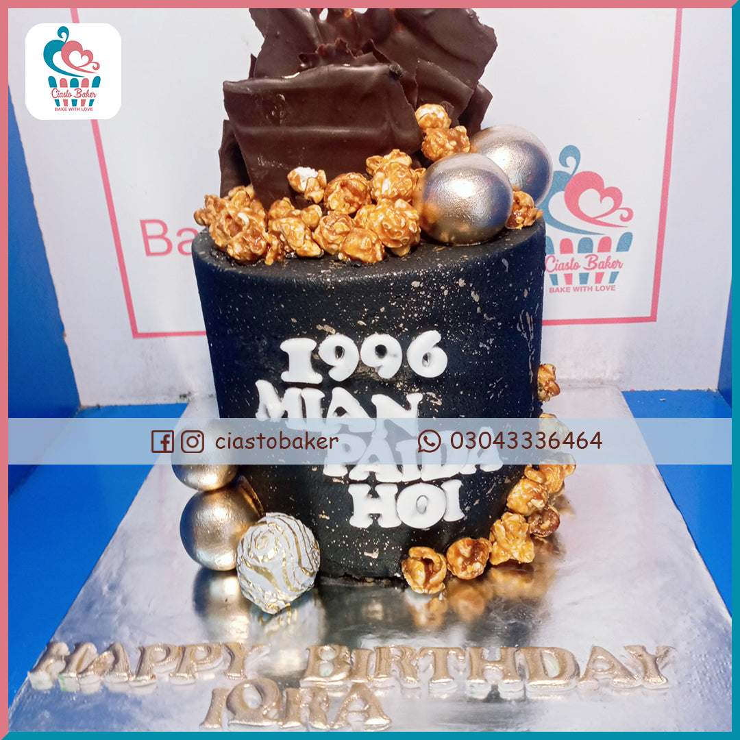 Birthday Boss Cake Charm