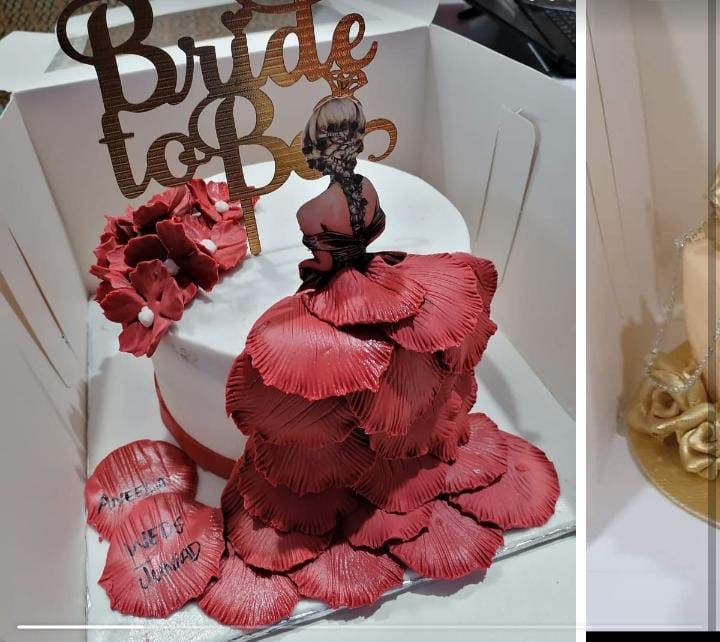 Beautiful Bride Celebration Cake
