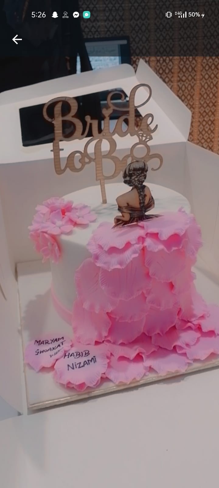 Future Mrs Bridal Shower Cake