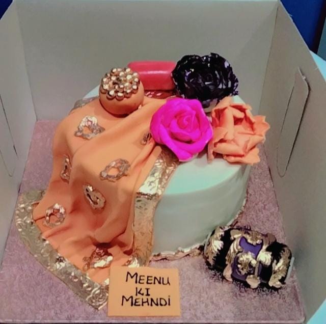 Floral Mayo Theme Cake