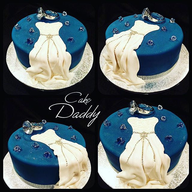 Bride To Be Crown Theme Cake