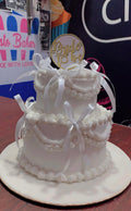 Elegant Ring Ceremony Cake Topper