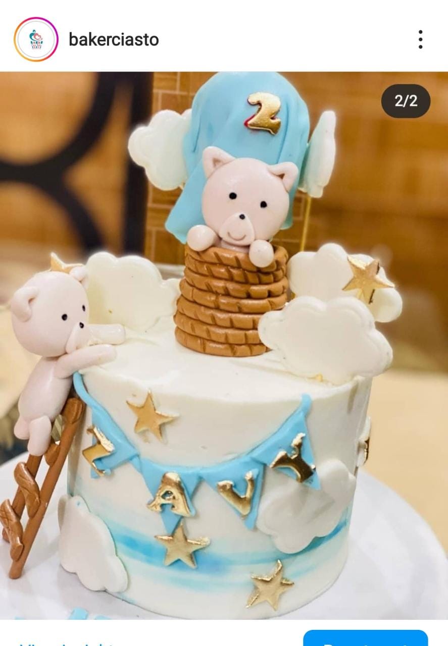 Baby Shower Boy Cake